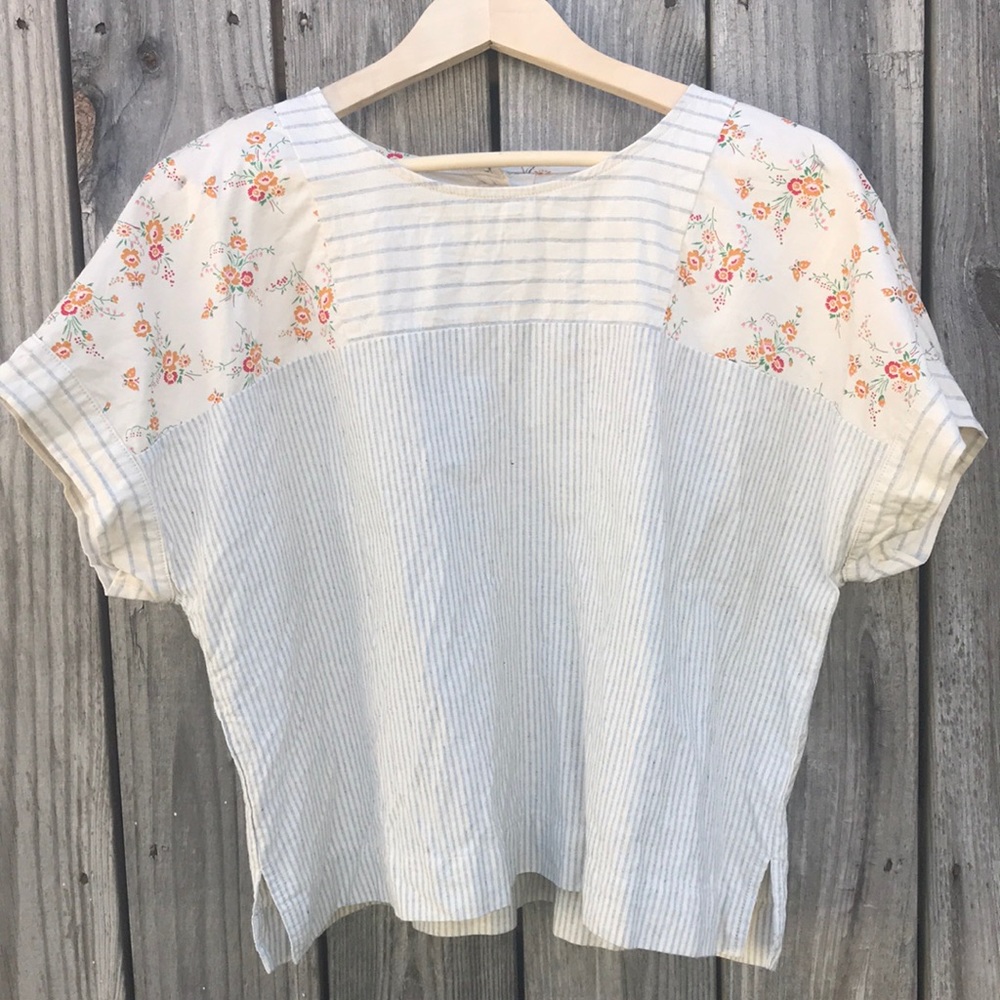 Floral crop top